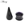 Alisouy, 2 шт., набор конических шипов, акриловые беруши, конические туннельные датчики, расширитель ушей 2 в 1, комплект винтов для растягивания, украшения для тела, пирсинг