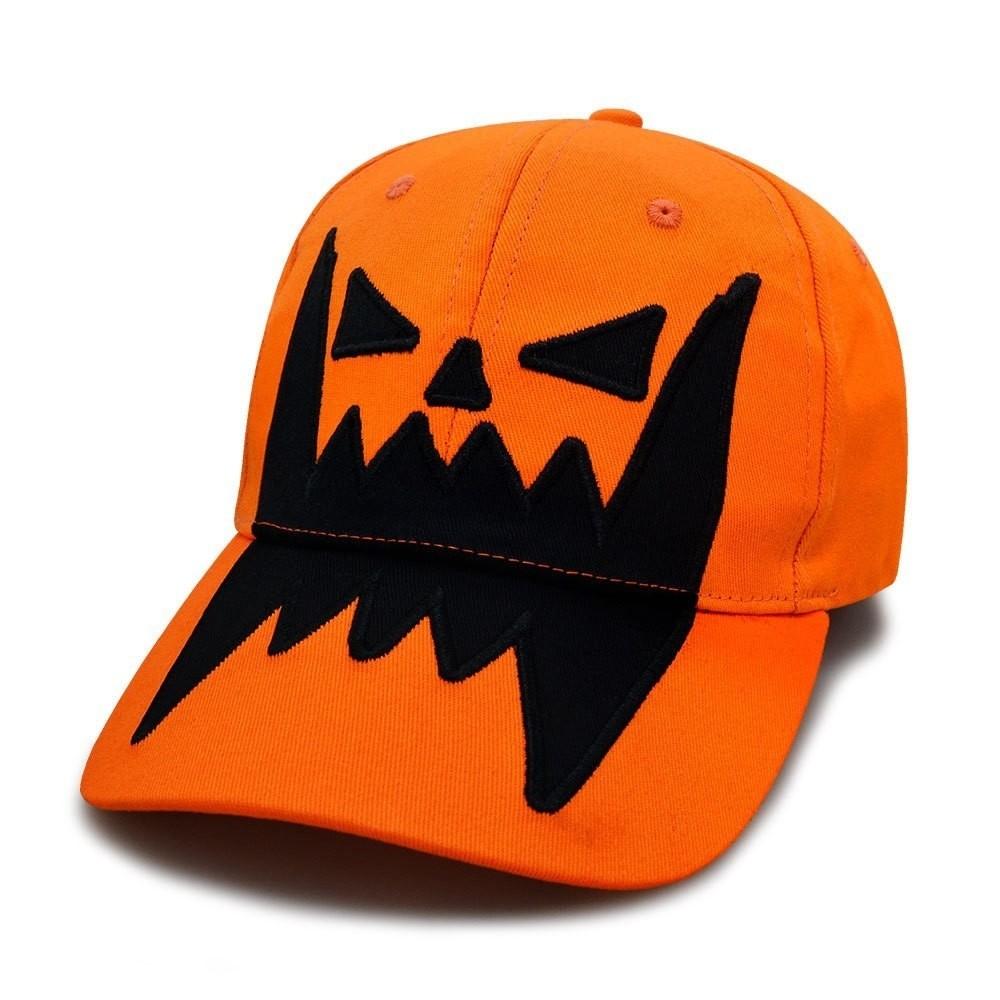 UV Protection Halloween Baseball Cap Lightweight Sunshade Cap Fashion Pumpkin Embroidery Hat Party