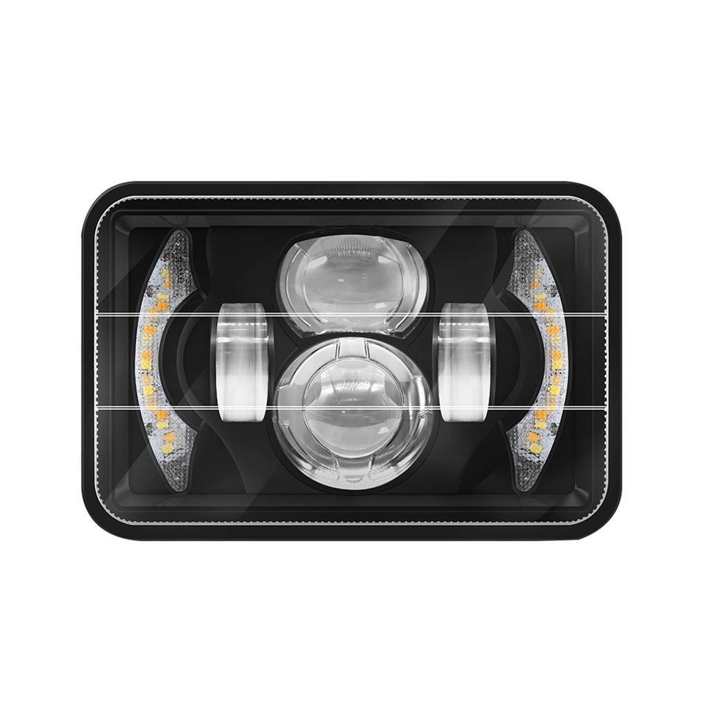 5 Inch LED Headlight 4x6 Inch Car Rectangular Headlight with DRL Turn Signal HighLow Beam