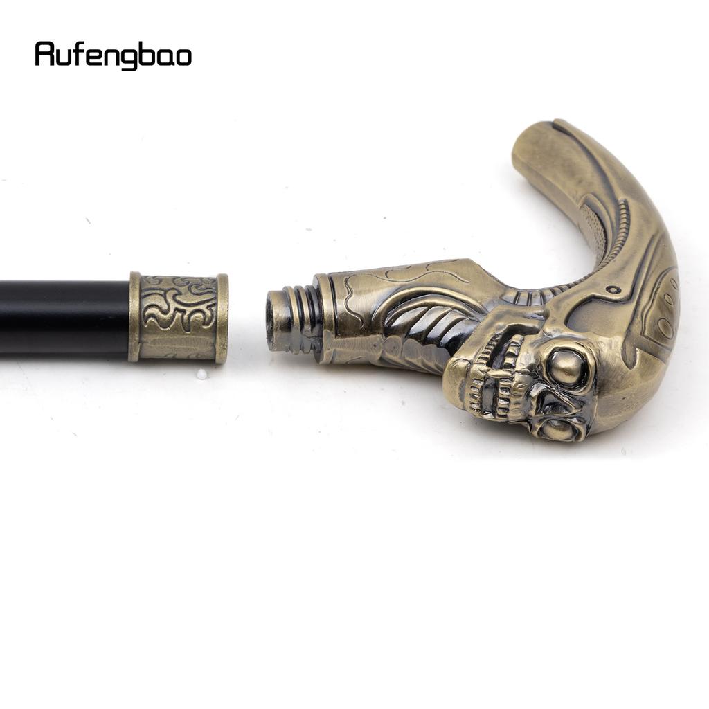 Медная длинная голова череп модная трость декоративная косплей винтажная вечеринка модная трость посох Хэллоуин 92 см