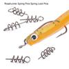 Lure Spring Pins Durable Small Size Compact Spring Lock Pin Soft Baits Fishing Tackle Accessories Lure Spring Pins Spring Lock Pin
