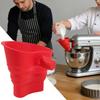 Силиконовая воронка для муки Складная Пищевой силикон Удобный pourer Можно мыть в посудомоечной машине 5-квартовый Насадка-воронка для миксера для сахара и какао