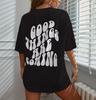 Good Thing Are Coming Printed Women T Shirts Soft Summer Tops Casual Fashion S-Xxxl Clothing Loose Breathable Female T-Shirt