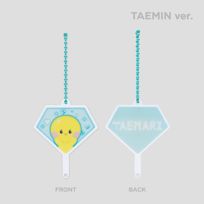 Оформите предзаказ SHINee WORLD VI Perfect Illumination 2024 года.: Брелок для ключей с мини-фанатом SHINee's Back