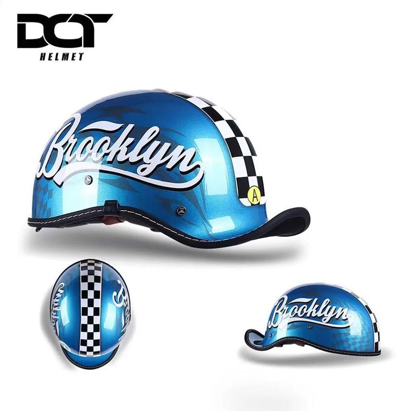 Retro Flip-Up Motorcycle Helmet Cruiser Scooter Riders Unisex Half ECE China 3C Certified