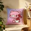 Trendy GGloomy Bearer Cushion Cover Versatile DoubleSided Pillow Case Fit for Sofa Bed Car  Daily Decor