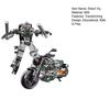 Transforming Robot Motorcycle Toy Movable Joints Educational Transformable Motorbike Deformation Robot Model Toddlers Boys Birthday