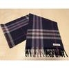 Used BURBERRY 100% Cashmere Scarf Purple Free Shipping!!