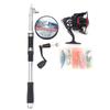 Portable Fishing Pole Set Telescopic Fishing Rod Reel Combos Kit Accessory for Outdoor Fishing