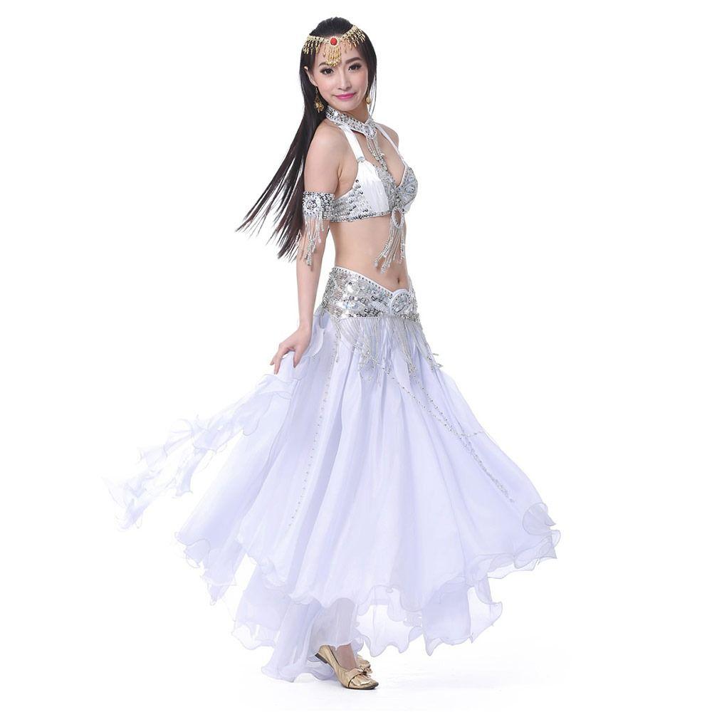 Tassels Sun Skirt Shining Belly Dance Skirt Spanish Skirt Dancing Skirt Show Costumes