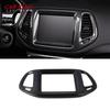 For Jeep Compass Accessories 2017 2018 2019 2020 Electronic Auto Handbrake Hand Brake Button Sticker Panel Trim Decoration Cover