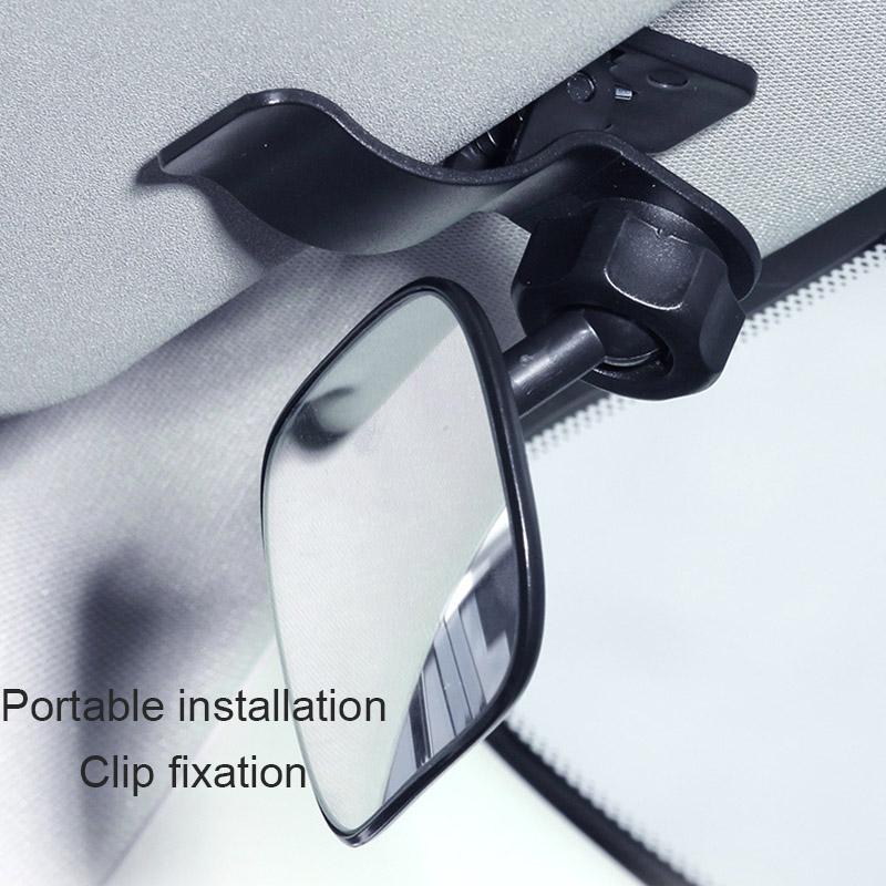 Зеркало на автомобильное сиденье, заднее зеркало для ребенка, небьющееся, обращенное назад, зеркало для детского автомобиля