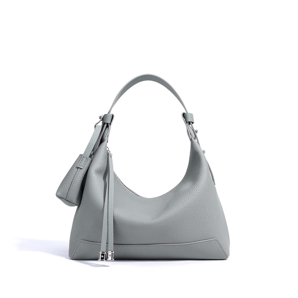 2025 New Women's Bag, Lunch Box Bag, Niche Underarm Bag, High-end Leather Shoulder Bag, Messenger Bag, Kite Bag Series