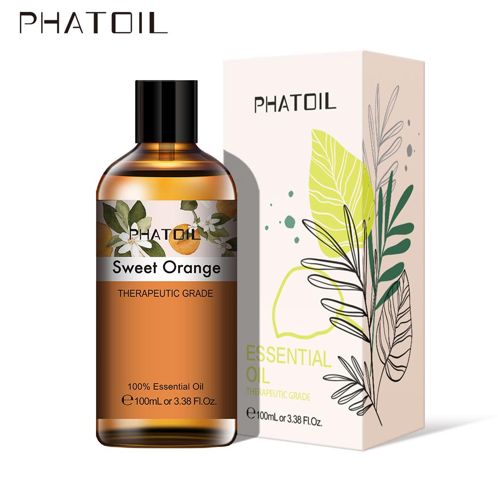 PHATOIL 100ML Ylang Ylang Vanilla Geranium Floral Fragrance Oil Jojoba Oil DIY Scents Candle Healthy Calming Air Fresh Care Spa Body Massage