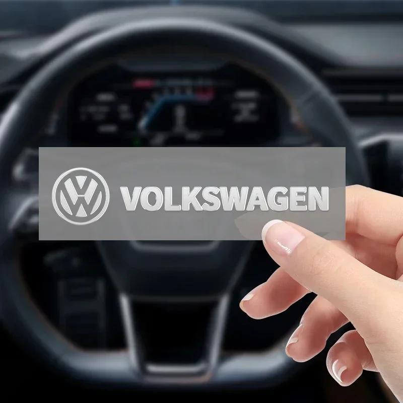 For VW Hot 2025 New 4/10pcs 3D Metal Car Interior Dekoration Stickers Badges Auto Styling For Volkswagen VW Scirocco GOLF MK6 Po