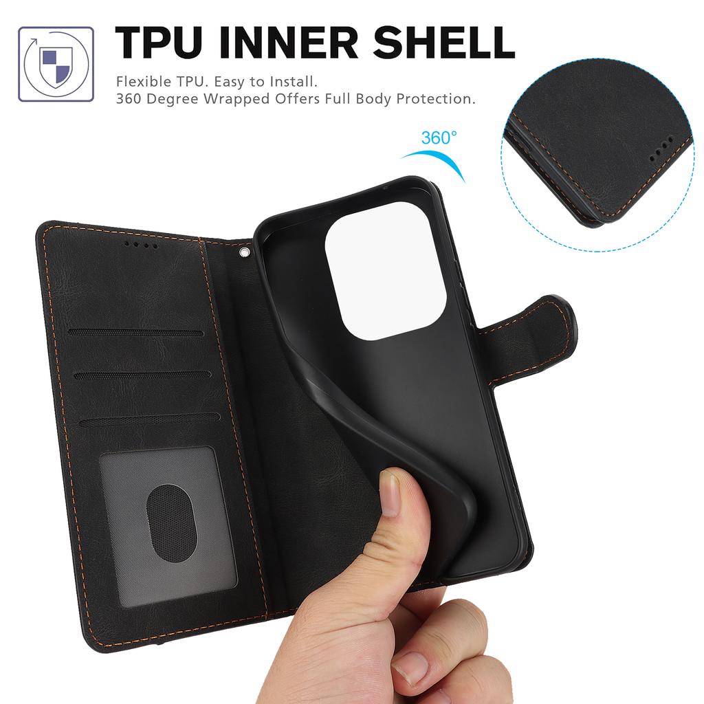 Для Xiaomi Redmi Note 13 4G Wallet Cases Anti Drop Leather Phone Cover
