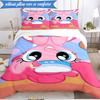 Colorful Unicorn Friendship 3pcs K-pop music group Bedding set,Ideal for Bedroom, Dormitory,Including Duvet Cover And 2pcs Pillowcases,Fan gifts