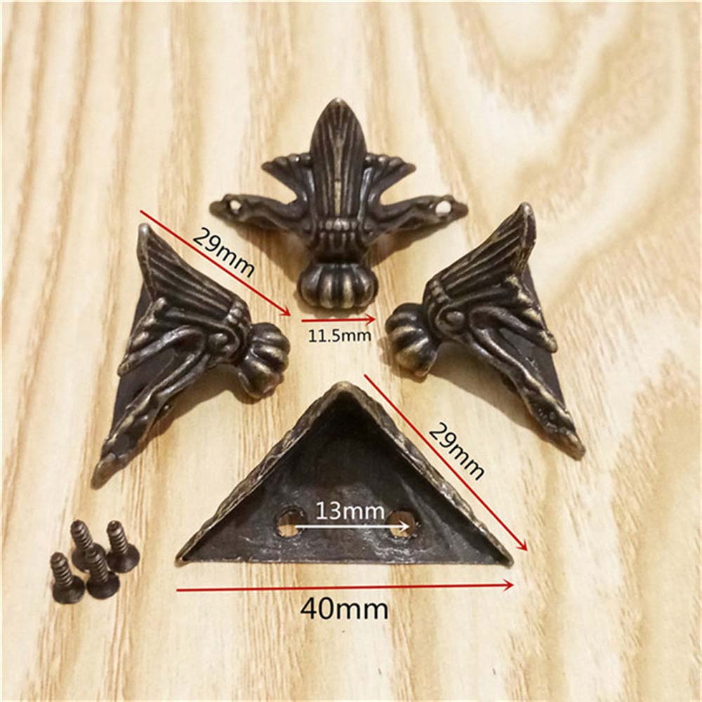Durable Protector Decorative Hardware Furniture Part Corner Bracket Corner Furniture Leg Feet Leg