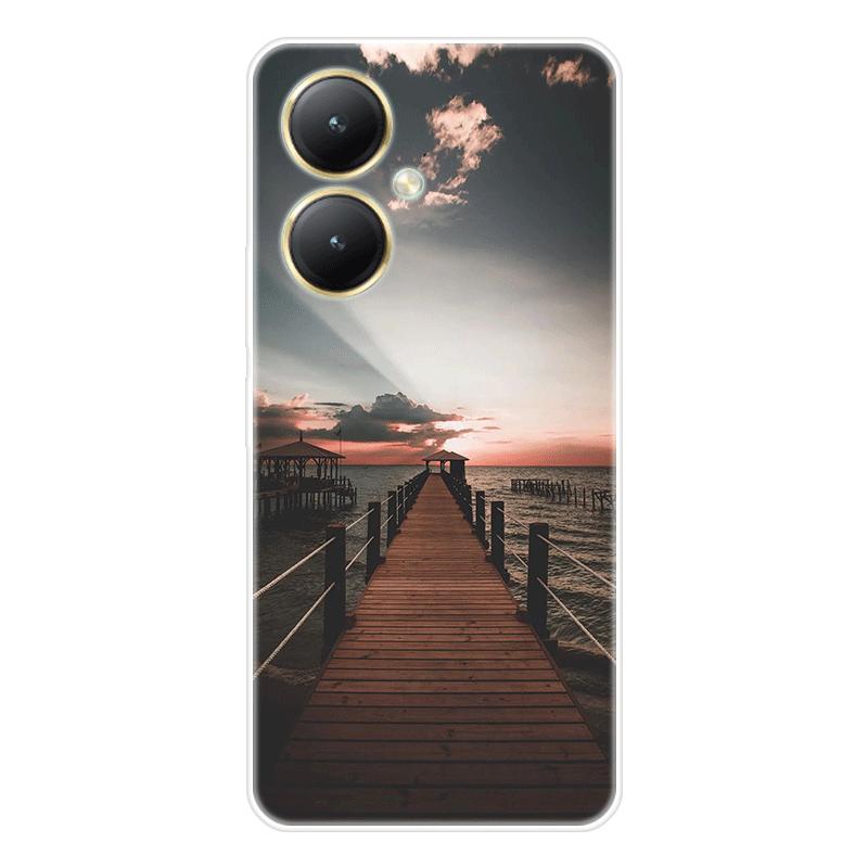 Для Vivo Y27 4G Y 27 5G чехол Мягкая силиконовая задняя крышка Чехол для телефона с рисунком из мультфильма Разнообразие