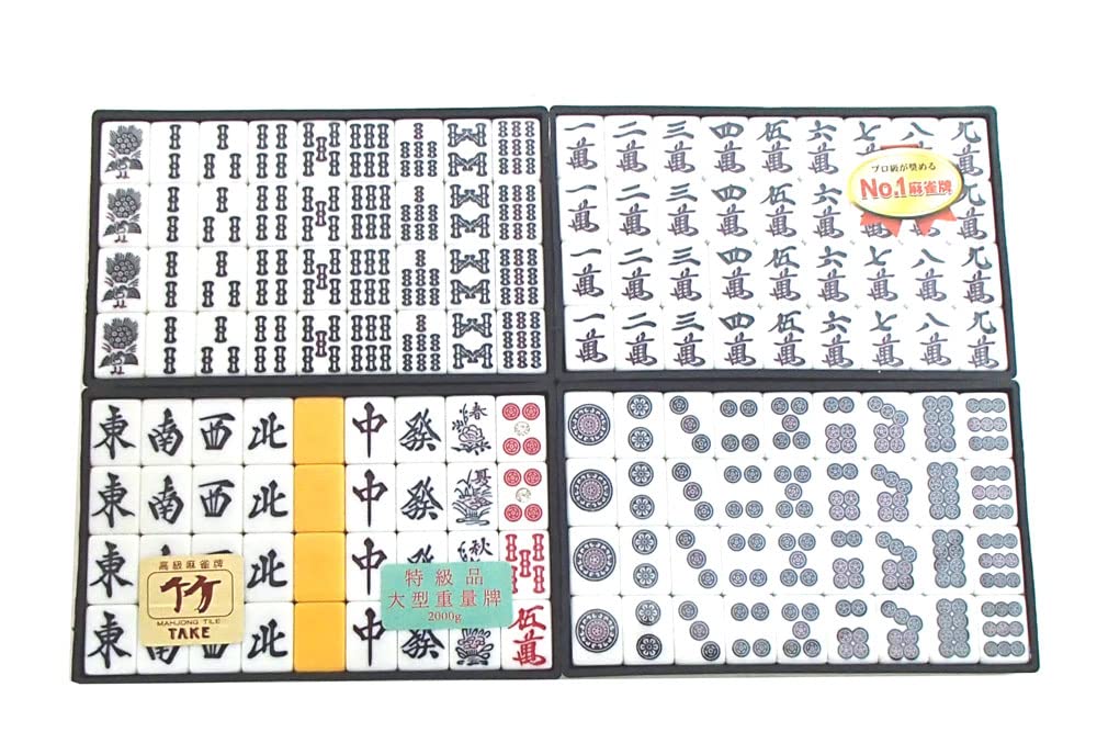 Набор плиток для маджонга ручной работы с оригинальными полосками для плиток Igo Lab Популярный и безопасный бамбуковый стандартный размер