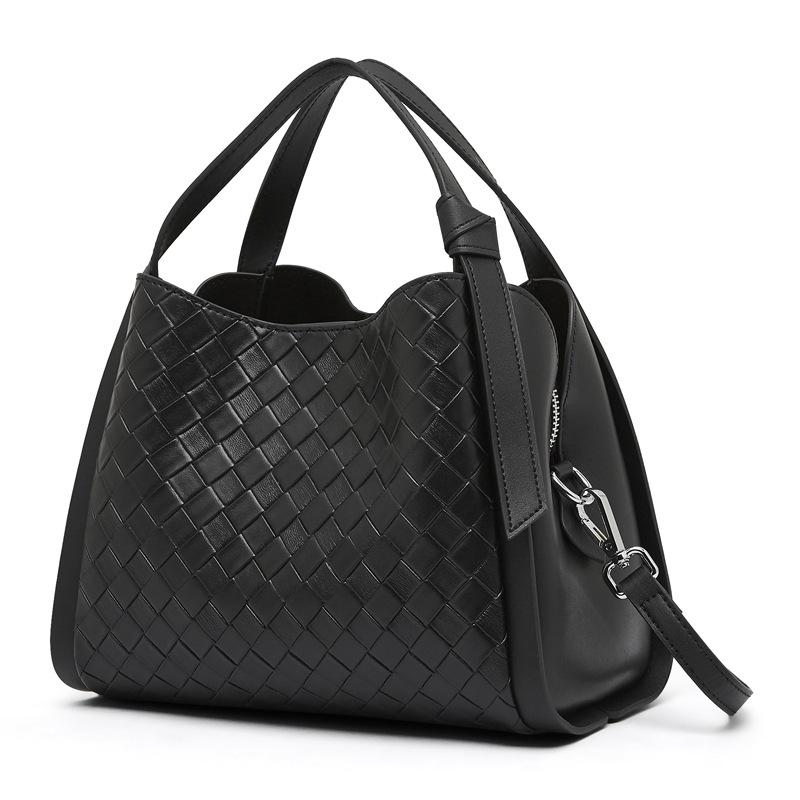 Летняя нишевая новая женская сумка Высококачественная коровья кожа Повседневная и модная На плечо Кроссбоди Натуральная кожа С тиснением Сумка-корзина «Цветная капуста»