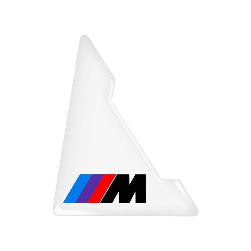 2 шт. Прозрачная накладка на угол двери автомобиля Защитная наклейка от царапин для BMW M E34 E36 E60 E90 E46 E39 F10 F20 F30 X5 X6 X1 M3 M5 M6 E71 F01 F02 F87