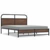 VidaXL Cadre de lit sans matelas 150x200 cm chêne marron 4100484