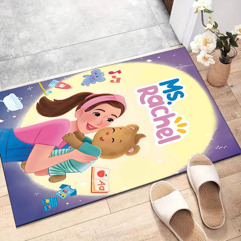 1pc Ms Rachel4 Design Printed Area Rug Carpet for Bedroom Living Room Home Decor Rugs Mat Non Slip Mat Rug for Bedside