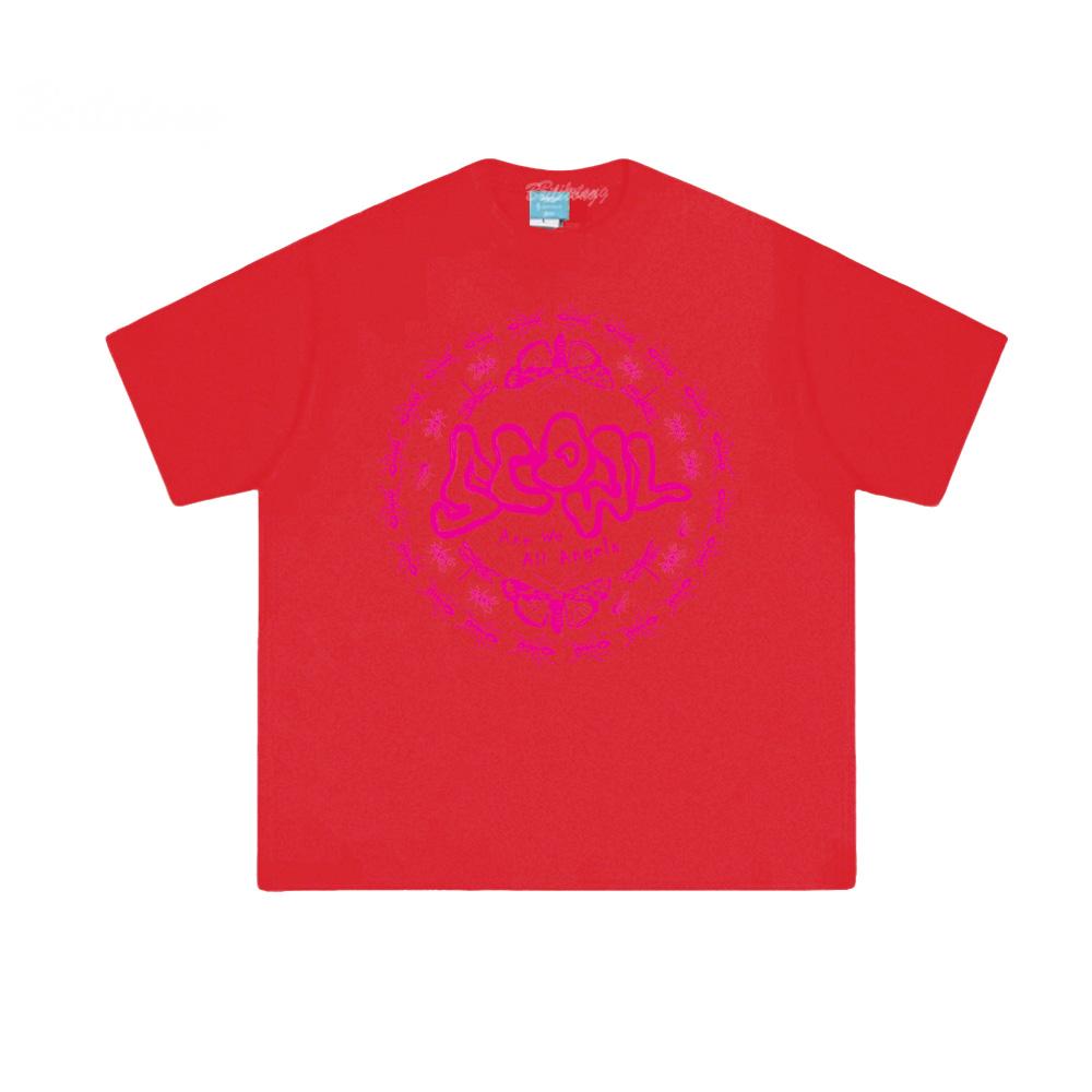 Scowl Band 2025NEW AWAA TEE Летняя Высококачественная Гранж Одежда Женская/Мужская Футболка с Графическим Принтом Круглый Вырез Топ