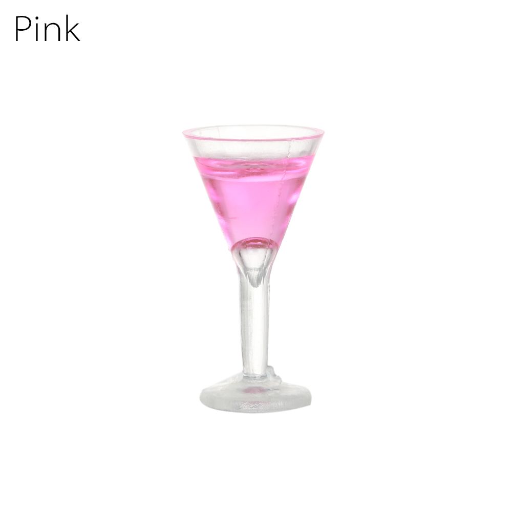 Cocktail Doll Toy Doll House Accessories Mini Fruit Tea Scene Model Miniature Food Play Shooting