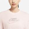 Nike Платье с коротким рукавом женское розовое DD5783-640