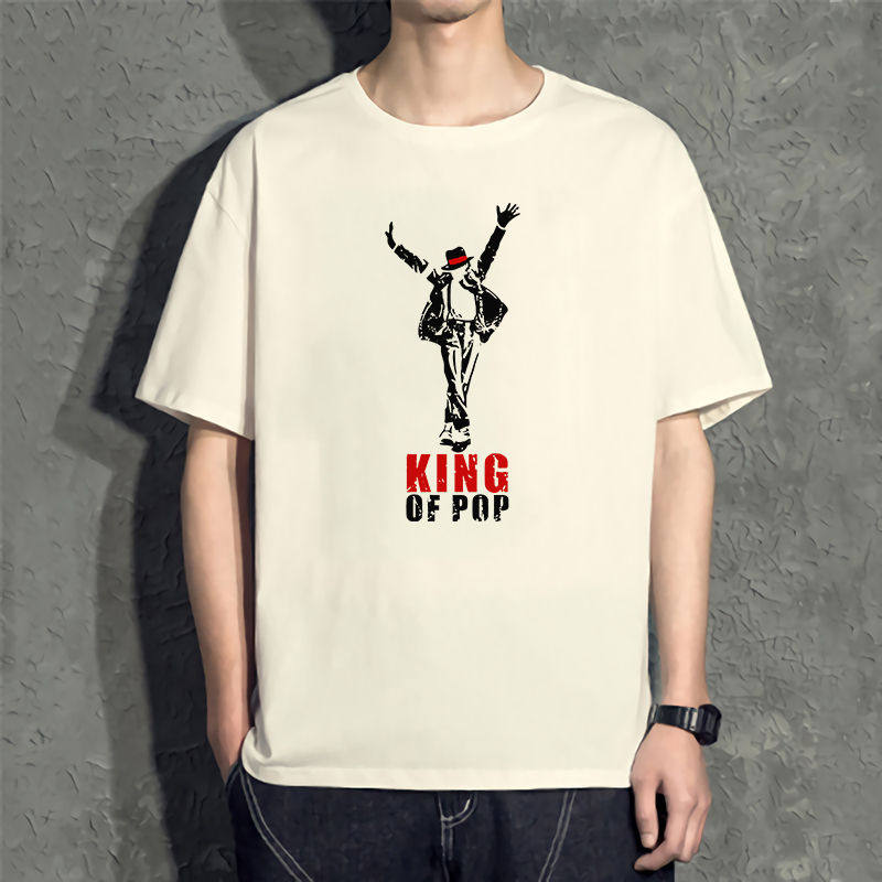 Michael Jackson Commemorative Printed Short Sleeve Vintage Clothing for Men and Women TShirts