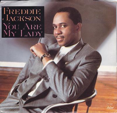 7-дюймовая пластинка ФРЕДДИ ДЖЕКСОН - Ты моя леди B5495 Capitol Records 1985 США Соул/Фанк Б/У