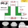 T-Shaped Nylon Insulating Bushing Spacer for M3-M35 Threads