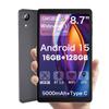 Android 15 CPU T615 16GB 12GB 128GB Card Up To Metal Incell IPS Widevine Split Face Recognition Support 8 Tablet, Tablet, Tablet, (4GB + Virtual) +