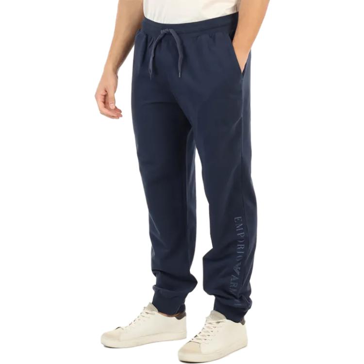 Emporio Armani Ss23 Однотонные Повседневные Брюки Мужские Синие 111690-3R566-00135