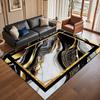 Европа Современный Стиль Мраморная Полоса Ковер Гостиная Диван Спальня Кабинет Входная Дверь Коврик Нескользящий Роскошный Дом Домашний Декор Коврик