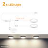 Ultra-Thin 5W LED Ceiling Panel Lights Dimmable Touch Sensor Cabinet Light For Closet, Display Shelf, Cabinet