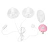 Breast Massage Machine 10 Modes 3 Heads Waterproof Soft Silicone Breast Massager for Clogged Ducts
