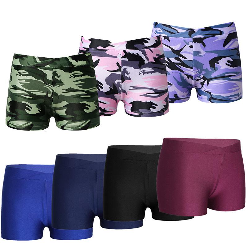 Kids Girls Swim Bottoms Elastic Waistband Shorts for Beach Pool Swimming Bathing Suit