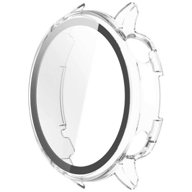 Upgrades PC Glass Mixed  Protective Cover with Full edges  Defense & Precise Button cutout Suitable for Watch X2 Mini