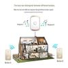 Wireless Waterproof Self-Powered Smart Doorbell with Long-Range Remote Control, Battery-Free for Home Use
