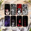 Чехол для телефона H-Horror T-Tomie-E для iPhone 17pro,16,15,14,13,12,11 Plus,Pro Max,XS,Мягкий силиконовый черный чехол