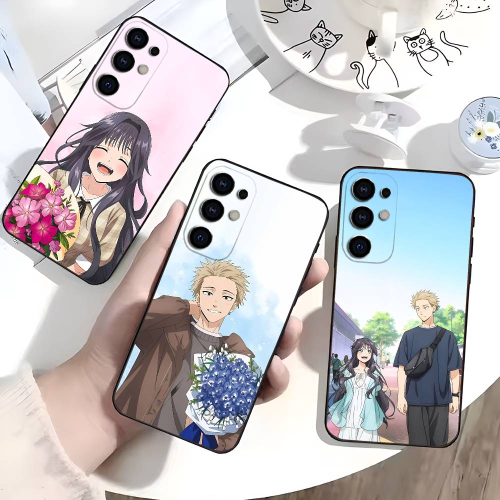 R-Ринтаро Цумуги K-Каоруко Вагури Чехол для телефона для Samsung S25, S24, S21, S22, S23, S30, Ultra, S20, Plus, Fe, Lite, Мягкий черный чехол
