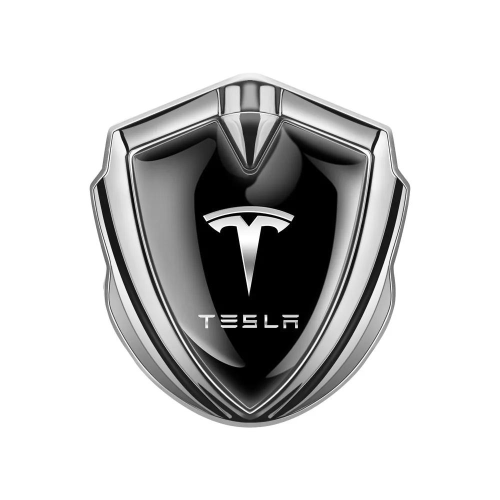 Автомобильная наклейка Tesla 1/2 шт. 3D Металлические наклейки на кузов автомобиля Индивидуальные значки Декорация Автоаксессуары Для Tesla Model 3 Y X S Roadster Cy