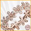 Authentic 925 Sterling Silver Stackable Heart Daisy Flower Sparkling Ring For Women Original 925 Silver Rings Jewelry Gift