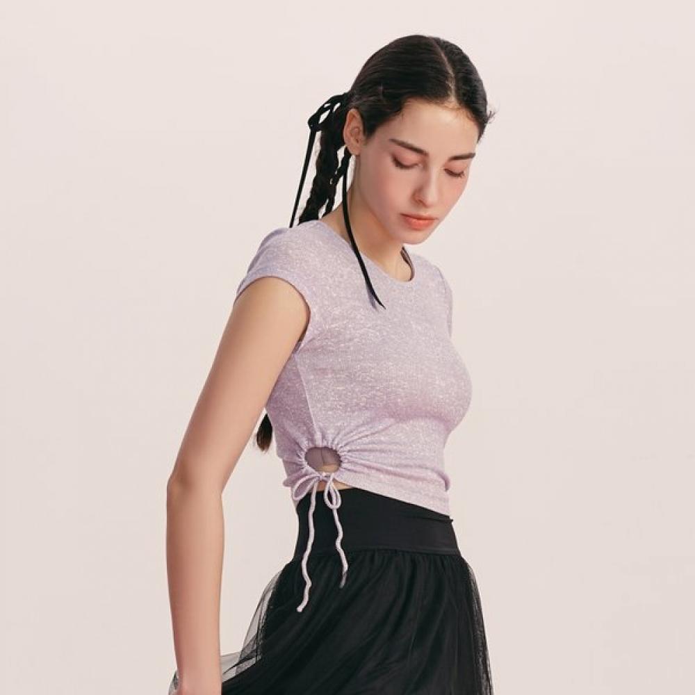 HuiT Side CuT STring ShorT Sleeve T hTwTs4j07T