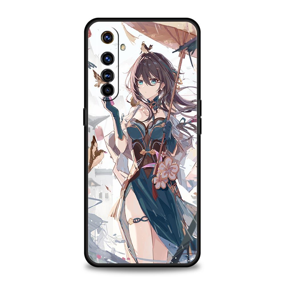 Для Realme GT Neo 2 3 3T 5 Чехол для телефона 12 11 5G 10 9 8 5G 7 6 GT5 GT3 GT2 Pro C21 C11 C25 C35 Обложка Игра Honkai Star Rail Аниме