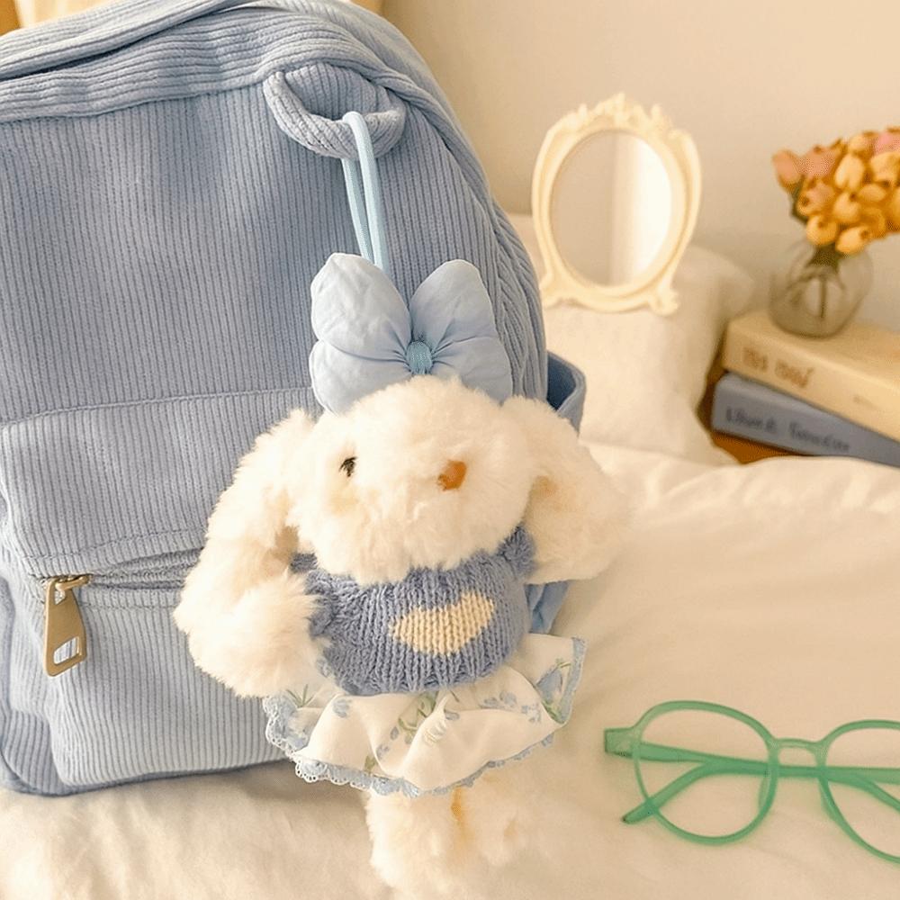 Подвеска-брелок в виде куклы, мягкий брелок в виде кролика, креативный брелок для ключей от машины, для ежедневного использования
