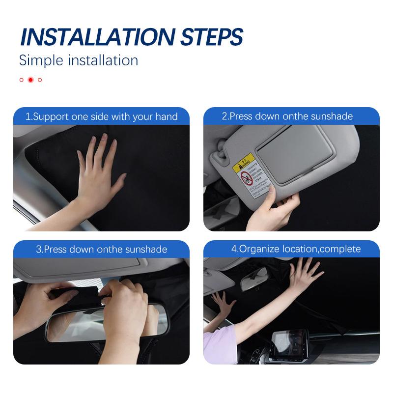 For Hyundai Kona N Line Kona Film Windshield Sun Shade Sunshade Sun Visor Protector Foldable Blocks UV Rays Keep Your Car Cooler